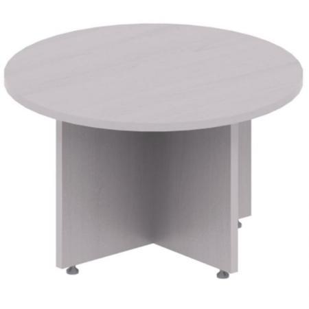 Стол для заседаний Форум круглый (дуб молочный, 1200х1200х750 мм)